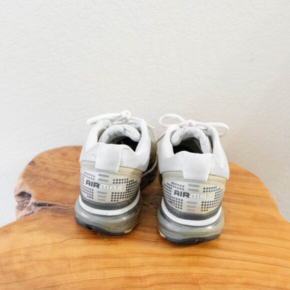 Nike AirMax 2009 Women Shoes Sz 8.5 EU41 Gold Silver Gray White Running Sneakers - Picture 5 of 9
